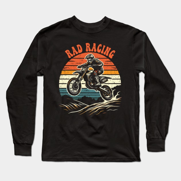 Rad Racing Long Sleeve T-Shirt by Nebulynx